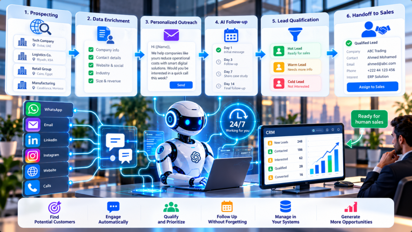 A full sales team without salaries: How do AI agents work around the clock?